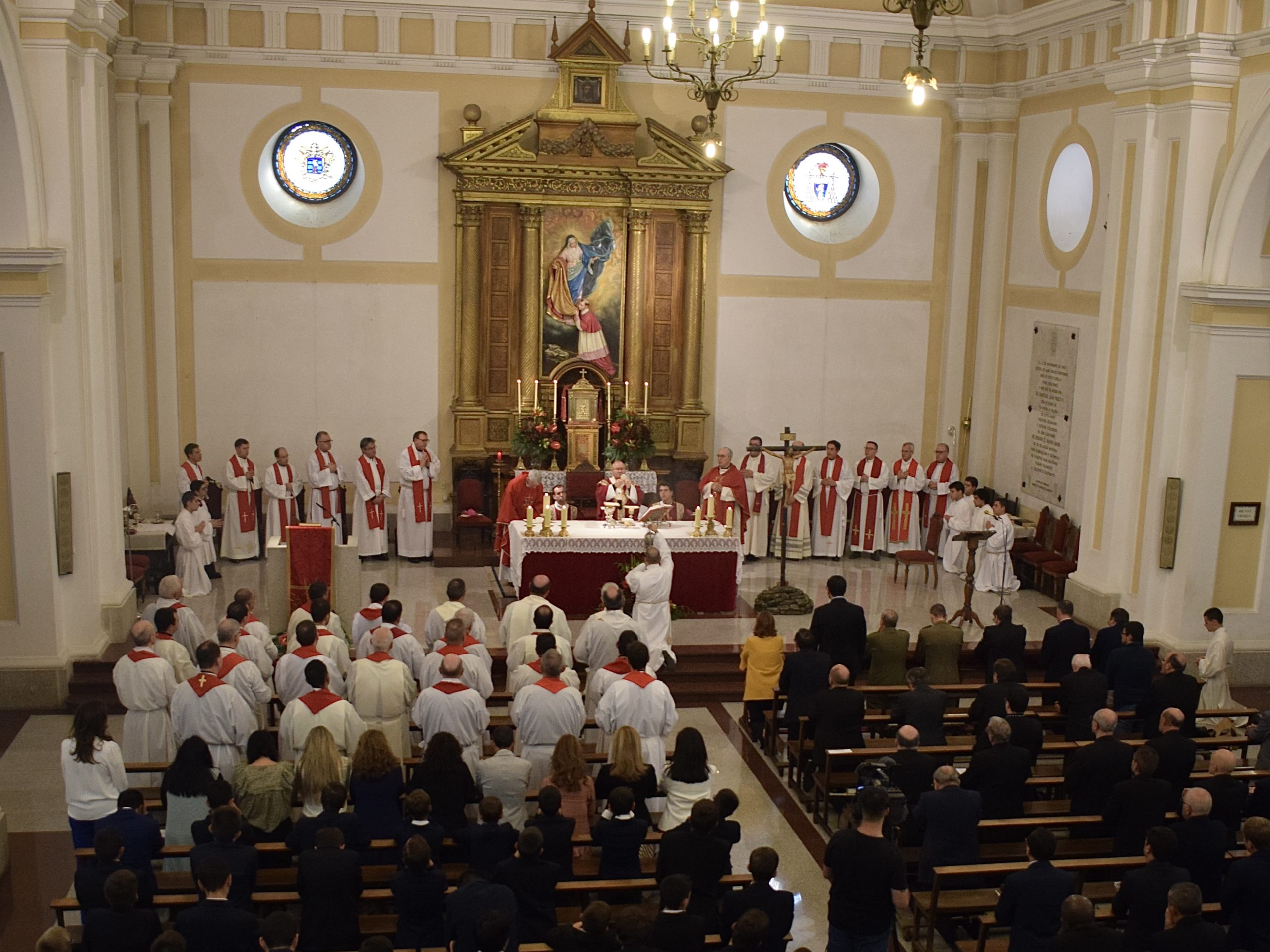 Imagen durante la celebración de la Eucaristía
